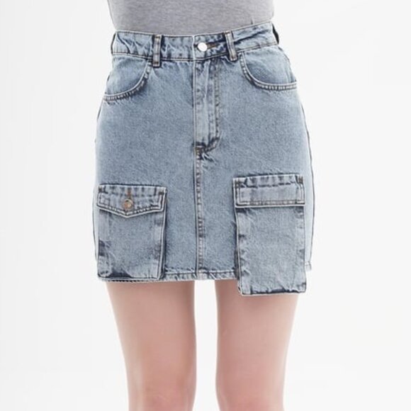 Sara Denim Skirt - Picture 1 of 3